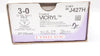 Ethicon J427H 3-0 Coated Vicryl Polyglactin Stre PS-2 19mm 3/8c 27In - Box of 36