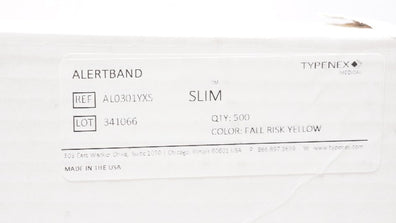 Alertband AL0301YXS Slim Fall Rise Yellow - Box of 500