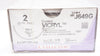 Ethicon J649G 2 Coated VICRYL Polyglactin 910 Stre TP-1 65mm, 4x 27in.-Box of 12