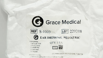 OTOMED S-1003 Grace Medical Ear Dressing,  Pediatric