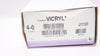 Ethicon J773D 4-0 Coated VICRYL SH 26mm 1/2c Taper, 18inch (x) - Box of 12