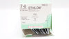 Ethicon 1647G 7-0 ETHILON Nylon P-6 8.0mm 1/4c Reverse Cutting 18in(x)-Box of 9