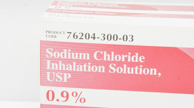 Ritedose 76204-300-03 NaCl Inhalation Solution, USP 0.9% 3ml (x) - Box of 100