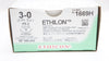 Ethicon 1669H 3-0 Ethilon Stre PS-2 19mm 3/8c Reverse Cutting 18inch - Box of 30