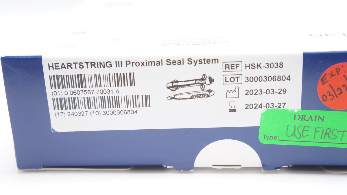 Maquet HSK3038 HEARTSTRING III Proximal Seal System 3.8 mm (x