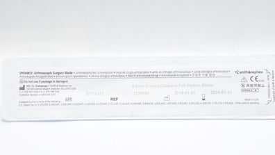 Smith&Nephew 7210980 DYONICS Arthroscopic Surgery Blade Curved Concave 3.5mm(x)