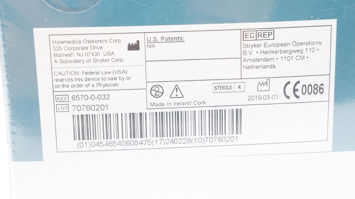 Stryker Orthopedics 65700032 Biloxi Delta Ceramic V40 Femoral Head 3