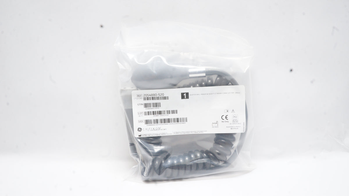 GE Medical 2054880-520 Critikon Adapter Wall Manometer W