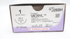 Ethicon J268H 1 VICRYL, CP-1, 36mm 1/2c Reverse Cutting, 27inch - Box of 36