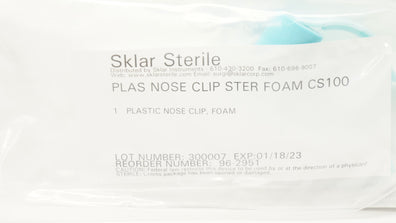 Sklar 96-2951 Plas Nose Clip Sterile Foam CS100 (x)