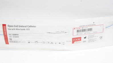 Cook Medical G14429 Open-End Ureteral Cath. 4Fr./70cm (x)