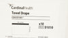 Cardinal Health D1010 Convertors Towel Drape 18in x 24in - Box of 10