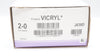 Ethicon J839D 2-0 Coated VICRYL Stre CT-1 36mm 1/2c Taper, 18 inch - Box of 12