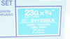 Terumo SV-23BLK Surflo Winged Infusion Set 23G x 3/4In - Box of 36 (x)