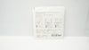 Medline MSC2966NB Optifoam Gentle Lite NB Faced Foam Wound Dressing 6 x 6inch