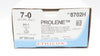 Ethicon 8702H Prolene Polypropylene 7-0 BV-1 9.3mm 3/8c 24In - Box of 34
