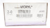 Ethicon J839D 2-0 Coated VICRYL Stre CT-1 36mm 1/2c Taper, 18 inch - Box of 12
