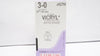 Ethicon J427H 3-0 Vicryl Stre PS-2 19mm 3/8c Reverse Cutting 27inch(x)-Box of 36