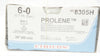 Ethicon 8305H 6-0 Prolene Stre, BV-1, 9.3 mm 3/8c Taper, 24in. - Box of 36