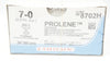 Ethicon 8702H Prolene Polypropylene 7-0 BV-1 9.3mm 3/8c 24In - Box of 36