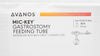 Avanos 8140-18-2.0 MIC-Key Gastrostomy Feeding Low-Profile G-Tube 18Fr x2.0cm(x)