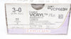 Ethicon VCP663H 3-0 VICRYL Plus Polyglactin Stre KS 60mm 27 inch- Box of 36
