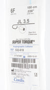 Cordis 532-618 Super Torque Angiographic Cath. JL 3.5 6F x 100cm x .038inch (x)