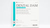 Henry Schein 102-7712 Dental Non-Latex Dam,Medium Gauge 6In x 6In - Box of 15