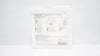 Medline MSC2399EP Optifoam Gentle LQ Silicone Faced Foam&Border 9x9 inch (x)