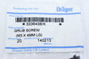 Dräger 3336438 Grub Screw 3 x 4mm Large - Pack of 20