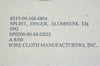 Wire Cloth Manufacturers Splint, Finger, Aluminum 6515-00-168-6894 ~ Pack of 12