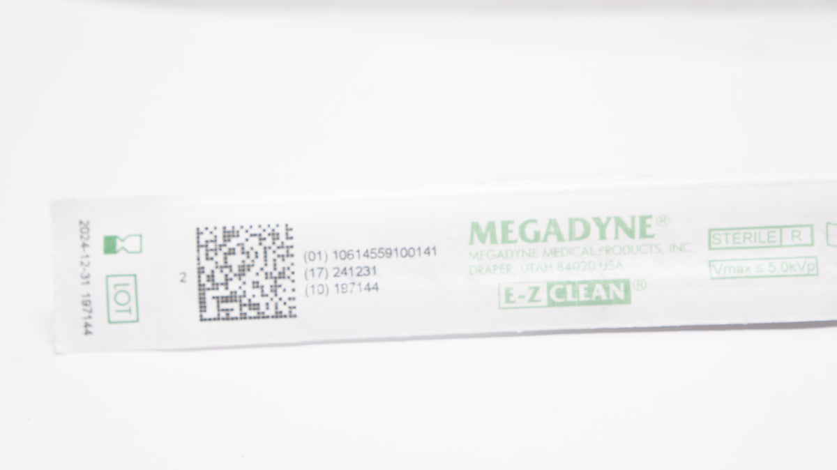 Megadyne 0014 EZ Clean Electrosurgical Electrode Vmax ≤ 5.0kVp