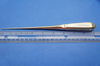 Jarit 240-121 Brun Bone Curette, Oval Cup, 9in, Straight, Size 2-0