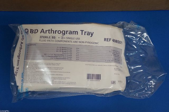 BD 408501 Arthrogram Tray ~ Box of 10 – Imedicsales