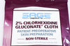 Sage 9707 Cloth 2% Chlorhexidine Gluconate Cloth (x)