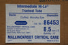 Mallinckrodt 86453 Intermediate Hi-Lo Tracheal Tube 8.5mm ~ Box of 10