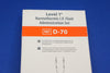 Smiths D-70 Level 1 Normothermic IV Fluid Administration Set  (x)