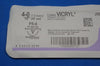 Ethicon J507 4-0 VICRYL, PS-4 16mm 1/2c Reverse Cutting, Undyed Braided, 18