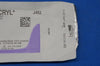 Ethicon J492 6-0 VICRYL, P-3 13mm 3/8c Reverse Cutting, Undyed Braided, 18