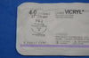 Ethicon J426 4-0 VICRYL, PS-2 19mm 3/8c Reverse Cutting, Undyed Braided, 27