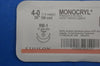 Ethicon D9543 4-0 MONOCRYL, RB-1 17mm 1/2c Taper, Violet Monofilament, 36