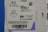 Ethicon J762D 2-0 VICRYL, CP-2 26mm 1/2c Reverse Cutting, Undyed Braided, 18