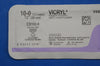 Ethicon V448 10-0 VICRYL, CS160-6 5.5mm 1/2c Spatula, Violet Monofilament, 12