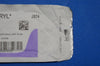 Ethicon J574 8-0 VICRYL, TG160-8 5.5mm 1/2c Spatula, Violet Braided, 8