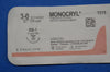 Ethicon Y215 3-0 MONOCRYL, RB-1 17mm 1/2c Taper, Undyed Monofilament, 27