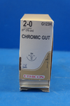 Ethicon G123H 2-0 CHROMIC GUT, SH 26mm 1/2c Taper, 27