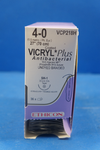 Ethicon VCP218H 4-0 VICRYL Plus, SH-1 22m 1/2c Taper, Undyed Braided, 27 - Box of 36