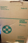Professional Medical 679 Gauze Sponge 4 x 4 - Case of 128