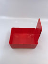 Henry Schein 104-9182 Lab Work Pans With Metal Clip 7-1/16in, Red ~ Box  of 12