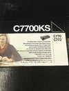 Lexmark C7700KS C770, C772 Toner Cartridge Black 6.000 Pages